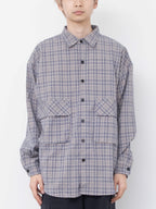 Casual Check Pocket Shirt