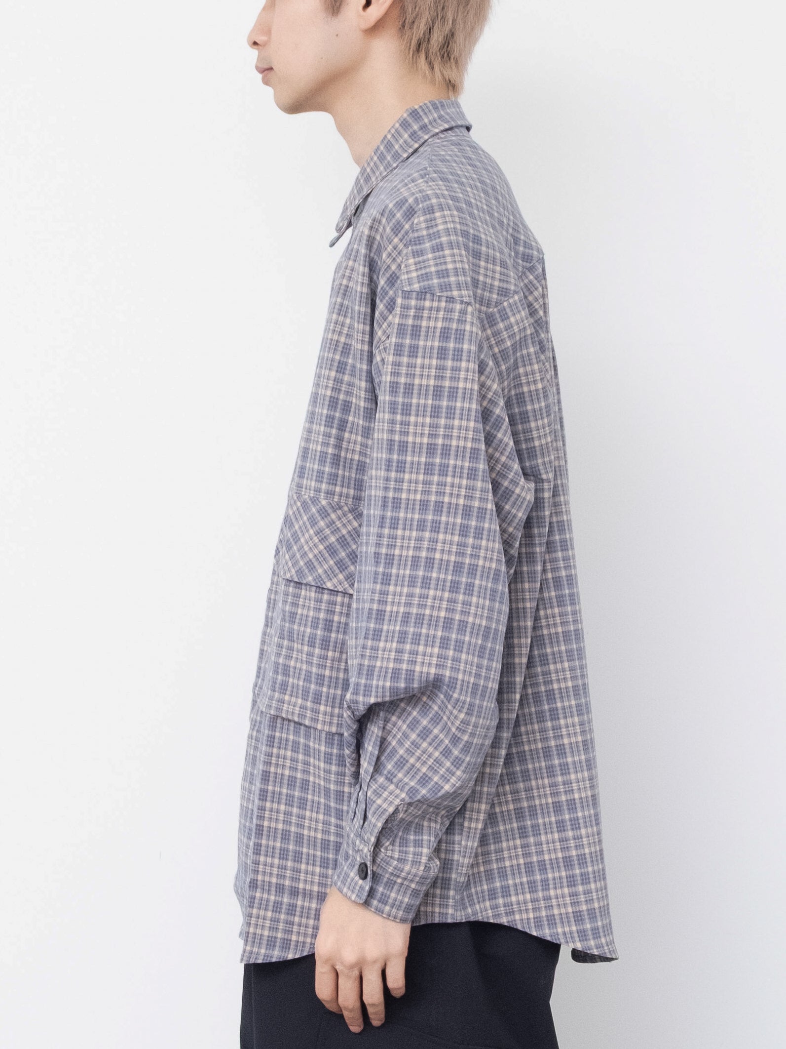Casual Check Pocket Shirt