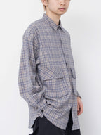Casual Check Pocket Shirt