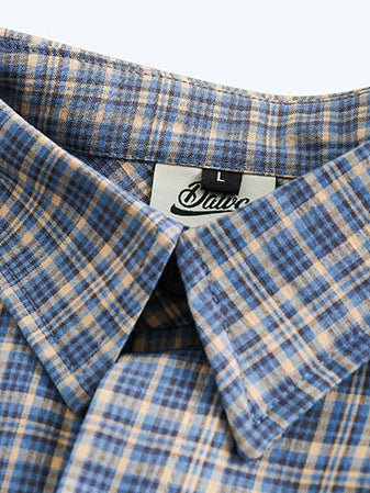 Casual Check Pocket Shirt