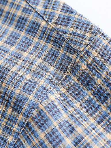 Casual Check Pocket Shirt