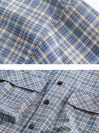 Casual Check Pocket Shirt