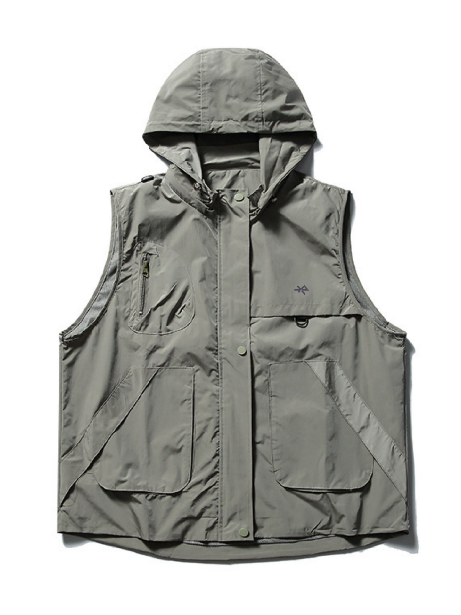 Detachable Hood Utility Vest